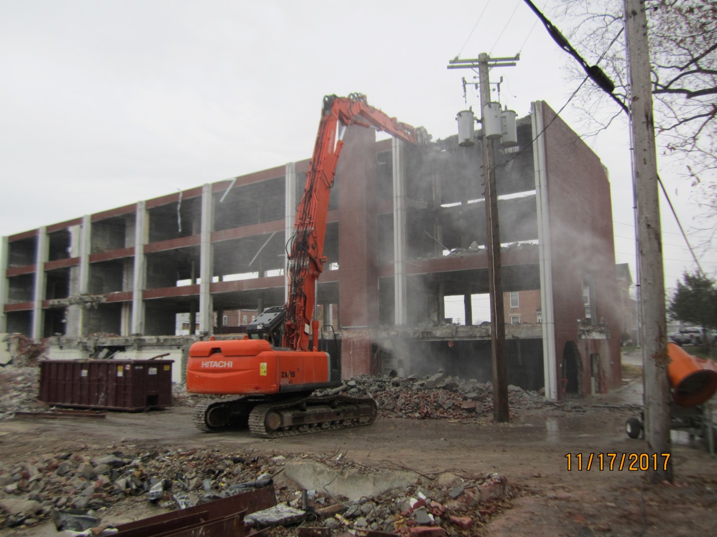 High Reach Demolition - Earth Services, Benton, Illinois