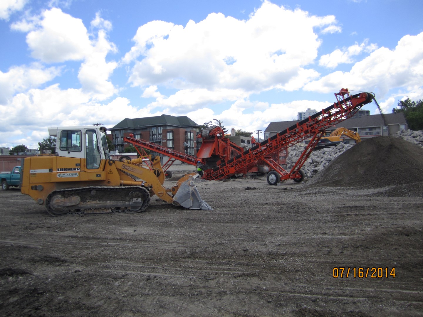 Materials Yard With Libhere Loader